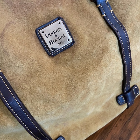 Dooney & Bourke Yellow Suede tote for parts! - Picture 9 of 9